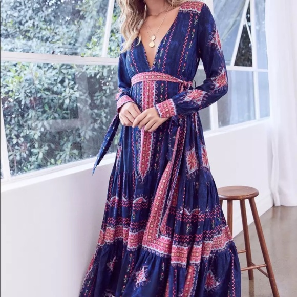 Jaase Dresses & Skirts - Jaase blue pink dress